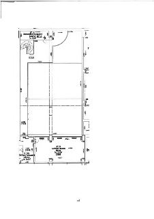 Stavební výkres (půdorys) prostorů: B136 Kancelář (squash), koberec, 8,53 m2; B135 Ochoz (squash), koberec, 68,50 m2; B137 Rehabilitace dlažba, 39,45 m2. Výkre…
