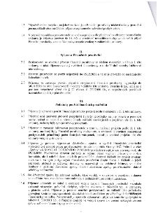 Strana 2 smlouvy o poskytnutí dotace. Obsahuje body: 1.3 (změna projektu), 1.4 (nesouhlas poskytovatele), II. Splatnost Finančních prostředků (body 2.1 až 2.3,…