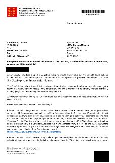 Úřední dopis Magistrátu hlavního města Prahy ze dne 29.05.2026 (č. j. MHMP 567330/2026) týkající se žádosti o informace dle zákona č. 106/1999 Sb. Odpověď obsa…