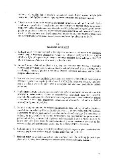 Textová část smlouvy, článek VI. Závěrečná ustanovení. Obsahuje 7 bodů týkajících se: 1. přístupu k informacím dle zákona č. 106/1999 Sb., 2. zveřejnění smlouv…