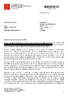 Úřední dokument Magistrátu hlavního města Prahy, odboru stavebního řádu, ze dne 15. 7. 2026. Předmět: Sdělení ke stížnosti ze dne 26. 11. 2025 na nečinnost odb…