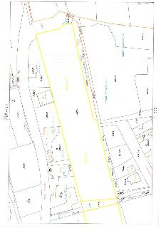 Katastrální mapa lokality Žižkov v měřítku 1:1000. Mapa zobrazuje parcelní čísla pozemků, včetně zvýrazněné parcely č. 4447/1. Uvedené názvy a subjekty v mapě:…