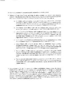 Text dokumentu obsahující podmínky pro poskytnutí slevy na nájemném v souvislosti s pandemií COVID-19. Bod 3: Sleva bude poskytnuta formou ponížení platby náje…