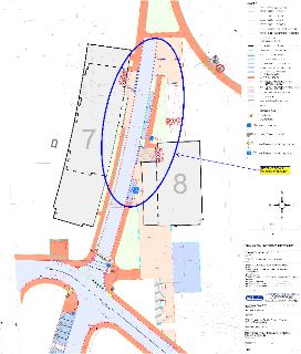 Situační plán stavby 'Nový Opatov - Nadřazená infrastruktura', Praha, ul. Chilská, katastrální území Chodov. Dokumentace pro provádění stavby (DPS). Investor:…
