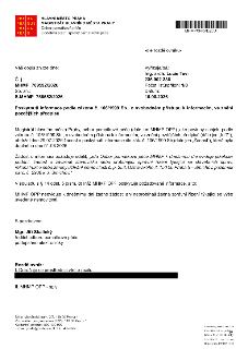 Úřední dokument Magistrátu hlavního města Prahy, odboru památkové péče (MHMP OPP), ze dne 10.08.2026. Předmětem je poskytnutí informace podle zákona č. 106/199…