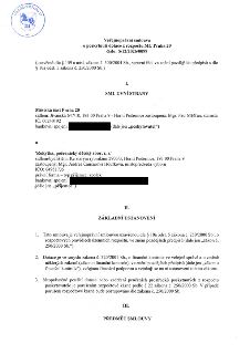 Veřejnoprávní smlouva o poskytnutí dotace z rozpočtu MČ Praha 20, číslo: S/12/2026/0099. Smluvní strany: Poskytovatel: Městská část Praha 20, sídlo: Jívanská 6…