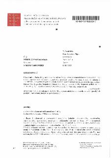 Rozhodnutí Magistrátu hlavního města Prahy, odboru pozemních komunikací a drah, č.j. MHMP-2299965/2023/O4/Jv, spis. zn. S-MHMP 1605419/2023, ze dne 1. 11. 2023…