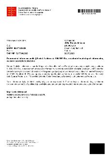 Doprovodná informace podle § 5 odst. 3 zákona č. 106/1999 Sb., o svobodném přístupu k informacím. Vydal: Hlavní město Praha, Magistrát hlavního města Prahy, Od…