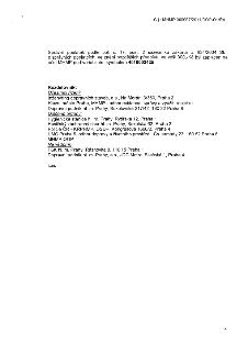 Dokument obsahuje informaci o zaplacení správního poplatku ve výši 300 Kč pod variabilním symbolem 4010002425 (č.j. MHMP 300067/2011/DOP-O1/Řá). Dále obsahuje…