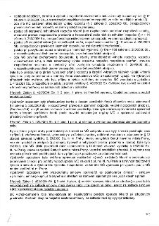 Strana 3/15 dokumentu obsahující zprávu z přezkoumání hospodaření MČ. Obsahuje body: dodržení náležitostí závěrečného účtu, střednědobý výhled rozpočtu, sestav…