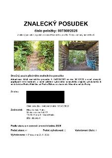 Znalecký posudek č. 007568/2026 v oboru Ekonomika, odvětví Ceny a odhady nemovitostí. Předmět: Aktualizace části znaleckého posudku č. 043903/2023 ze dne 30.9.…