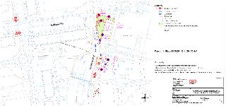 Legenda:
- Provizorní značení
- Stávající značení
- DZ zakryté
- Oplocení
- Péši trasy
- Dopravní směry IAD
- Krátkodobý zábor stavby
- Náhradní zastávka - pro…