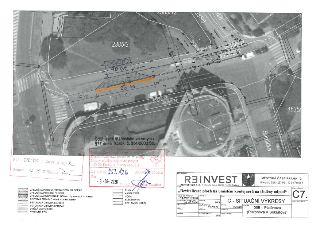 Situační výkres 'Revitalizace ploch na umístění kontejnerů na tříděný odpad', lokalita 058 – Plátonová (Plátonova X Sokratova), Praha 4. Investor: Městská část…