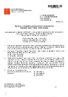 Zpráva o výsledku přezkoumání hospodaření městské části Praha - Dolní Chabry za období od 01.01.2025 do 31.12.2025. Vydal Magistrát hlavního města Prahy, Odbor…
