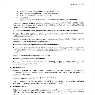 Dokument MD-16103/2023-150/1 týkající se technických kontrol a měření emisí. Obsahuje seznam vybavení stanic technické kontroly (přístroj na zjišťování uhlovod…