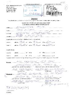 Žádost o povolení zvláštního užívání komunikace / o povolení uzavírky a nařízení objížďky. Úřad městské části Praha 10, odbor dopravy. Doručeno 05.10.2026, P10…