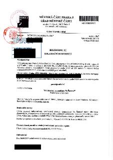 Kolaudační rozhodnutí Městské části Praha 5, Odbor Stavební úřad, ze dne 05.06.2025. Spisová značka: MC05/OSU/84350/2025/No/Ob.7, Č.j.: MC05 277675/2025. Předm…
