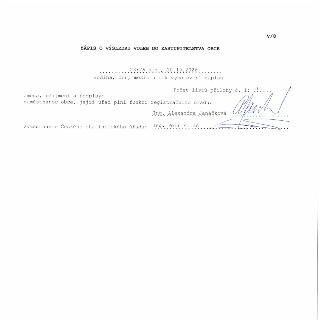 V/8
ZÁPIS O VÝSLEDKU VOLEB DO ZASTUPITELSTVA OBCE
23:26 hod., 10.10.2026
Hodina, den, měsíc a rok vyhotovení zápisu
Počet listů přílohy č. 1: 0
Jména, příjmení…