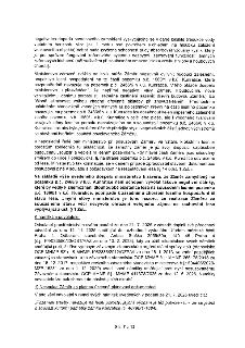 Naskenovaná stránka č. 7 z 12 oficiálního textového dokumentu (rozhodnutí) v češtině. Obsahuje právní odůvodnění týkající se negativních dopadů povrchového zam…