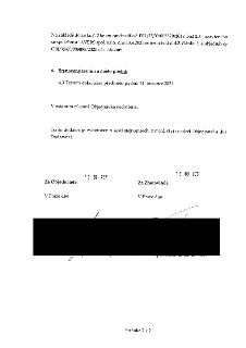 Na základě dodatku č. 2 ke smlouvě o dílo č. DIL/35/03/005579/2018, bod 2.3., uzavřeného se společností AVERS spol. s r.o. dne 13.4.2021 se mění bod č. 4.3. čl…