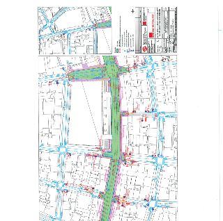 Situační plán dopravního značení (DIO) pro oblast náměstí Strossmayerovo a ulice Dukelských hrdinů v Praze. Dokument obsahuje technickou dokumentaci dopravního…