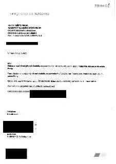 Žádost o bezúplatný převod chodníku na pozemku č.p. 3006/11, kat. území Libeň, Praha 9 do vlastnictví hl. města Prahy. Adresát: Hlavní město Praha, Magistrát h…