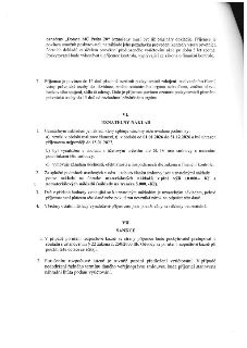 Výňatek ze smlouvy o poskytnutí dotace MČ Praha 20. Obsahuje povinnosti příjemce (oznámení změn do 15 dnů), definici uznatelných nákladů (období 1.1.2026–31.12…