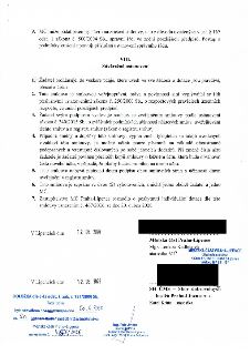 Závěrečná ustanovení smlouvy o poskytnutí individuální dotace. Obsahuje body 1-7 týkající se pravdivosti údajů, právního režimu, zveřejnění v registru smluv, z…
