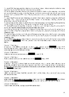 Naskenovaná stránka textového dokumentu (stránka 2/3) obsahující odpovědi Magistrátu hl. m. Prahy (MHMP) na žádost o informace podle zákona o svobodném přístup…