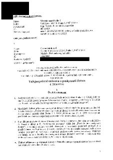 Veřejnoprávní smlouva o poskytnutí dotace č. 2026/0752 mezi Městskou částí Praha 1 (Vodičkova 681/18, Praha 1, zastoupená starostkou Mgr. Terezií Radoměřskou,…