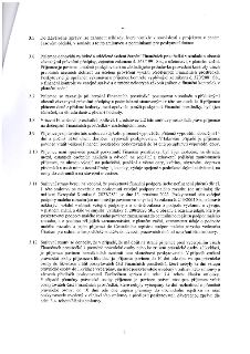 Strana 3 smlouvy o poskytnutí dotace obsahující body 3.5 až 3.12: 3.5 Zahrnutí nákladů do Závěrečné zprávy. 3.6 Povinnosti příjemce ohledně účetnictví a kontro…