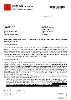 Úřední dopis Magistrátu hlavního města Prahy ze dne 12. 6. 2026, č. j. MHMP 527042/2026, vyřizuje JUDr. Ivana Červová. Předmětem je poskytnutí informací podle…