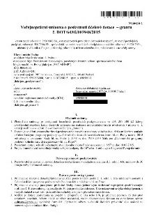 Stejnopis č. MHMPXP1TTID2. Veřejnoprávní smlouva o poskytnutí účelové dotace – grantu č. DOT/64/02/003948/2015 podle zákona č. 250/2000 Sb. a dalších předpisů.…