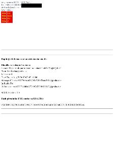 Doplňující informace o konvertovaném emailu. Hlavička ve zdrojovém tvaru: Content-Type: multipart/related; boundary="mD5x/7/ojWQdv.8", From: Jan.Kurka@praha.eu…