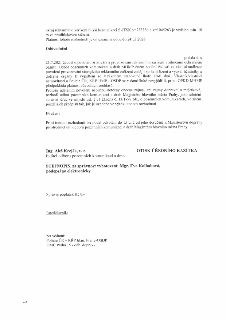 Dokument Odboru pozemních komunikací a drah MHMP: Rozhodnutí o povolení zřízení a provozování reklamního zařízení v silničním ochranném pásmu. Podmínka: okraj…