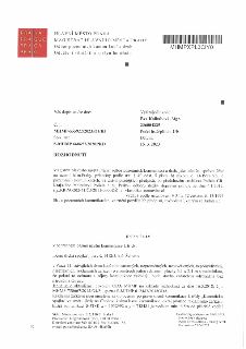 Rozhodnutí Magistrátu hlavního města Prahy, Odboru pozemních komunikací a drah, č. j. MHMP-555922/2023/O4/KI, ze dne 15. 3. 2023. Rozhodnutí povoluje aktualiza…