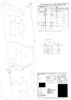 Geometrický plán pro rozdělení pozemku. Obsahuje katastrální mapu s vyznačenými body (215/92, 1686-1, 1686-1, 3982-5, 3982-14, 3982-15) a detaily hranic. Tabul…