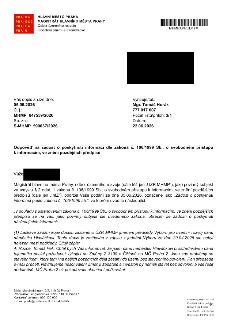 Odpověď na žádost o poskytnutí informací dle zákona č. 106/1999 Sb., o svobodném přístupu k informacím. Vydavatel: Magistrát hlavního města Prahy, Odbor územní…
