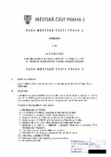 Usnesení Rady městské části Praha 2 č. 83 ze dne 09.02.2026 k aktualizaci připomínek návrhu nařízení hl. m. Prahy č. 21/2021 Sb., tržní řád. Rada souhlasí s ro…