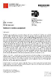 Úřední dokument: Sdělení k námitce podjatosti, Magistrát hlavního města Prahy, odbor dopravněsprávních činností. Č. j.: MHMP 45166/2025, Sp. zn.: S-MHMP 196404…