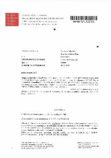 Rozhodnutí Magistrátu hlavního města Prahy, odboru pozemních komunikací a drah, č. j. MHMP-556574/2023/O4/KI ze dne 15. 3. 2023. Předmětem je povolení zřizován…