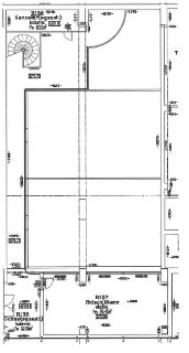 Stavební plán podlaží obsahující tři místnosti: B136 Kancelář (squash), koberec, 8,53 m2; B135 Ochoz (squash), koberec, 60,90 m2; B137 Rehabilitace, dlažba, 39…