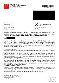 PRAHA
PRAGUE
PRAG
PRAG
HLAVNÍ MĚSTO PRAHA
MAGISTRÁT HLAVNÍHO MĚSTA PRAHY
Odbor územního rozvoje
Oddělení právní a ekonomické
MHMPXPS1Q2PK
Váš dopis zn./ze dne:…