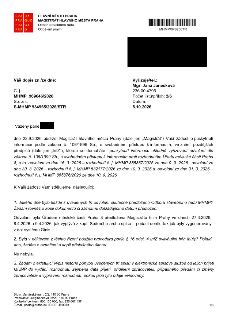 HLAVNÍ MĚSTO PRAHA, MAGISTRÁT HLAVNÍHO MĚSTA PRAHA, Odbor stavebního řádu, Oddělení právní. MHMPXPS208TR. Váš dopis zn./ze dne: . Č. j.: MHMP 969646/2026, Sp.…