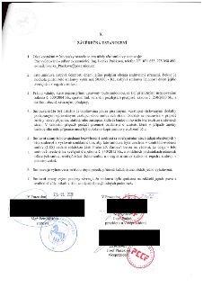 Závěrečná ustanovení smlouvy: 1. Kontaktní místo poskytovatele: odbor ekonomický, Ing. Ivanka Ptáčková, tel. 271 071 653, 775 058 490, e-mail: Ivanka_Ptackova@…